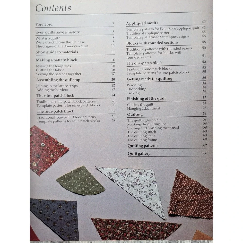 Patchwork & Quilting Brigitte Staub 1988 First Edition Creative Crafts Stackpole